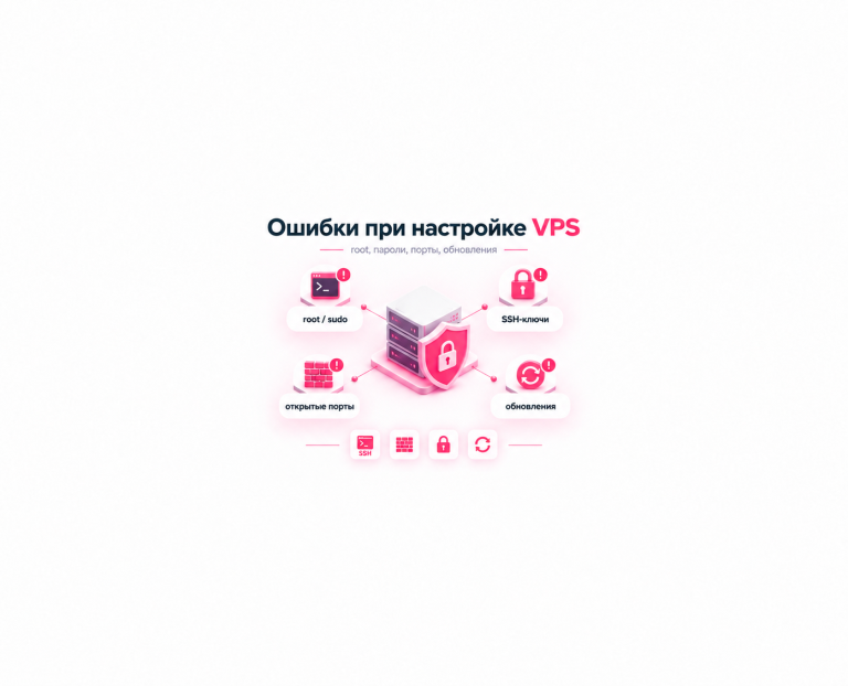 Ошибки при настройке VPS: root, пароли, открытые порты и устаревшие пакеты